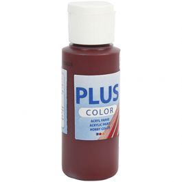 Plus Color Craft Paint, burgundy, 60 ml/ 1 bottle [HOB-39630]