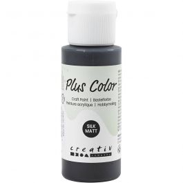 Plus Color Craft Paint, black, 60 ml/ 1 bottle [HOB-39642]