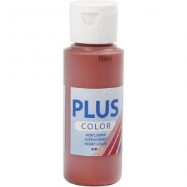 Plus Color Craft Paint, red copper, 60 ml/ 1 bottle [HOB-39649]