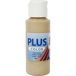 Plus Color Craft Paint, dark beige, 60 ml/ 1 bottle [HOB-39655]