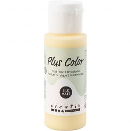 Plus Color Craft Paint, light yellow, 60 ml/ 1 bottle [HOB-39663]