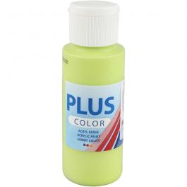 Plus Color Craft Paint, lime green, 60 ml/ 1 bottle [HOB-39669]