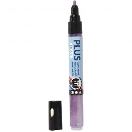 Plus Color Marker, dark lilac, 5,5 ml, L: 14,5 cm, line 1-2 mm, 1 pc [HOB-39814]