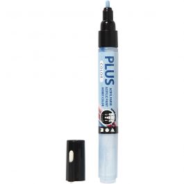 Plus Color Marker, sky blue, 5,5 ml, L: 14,5 cm, line 1-2 mm, 1 pc [HOB-39843]
