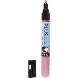 Plus Color Marker, fuchsia, 5,5 ml, L: 14,5 cm, line 1-2 mm, 1 pc [HOB-39867]