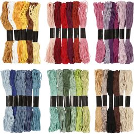 Embroidery Floss, thickness 1 mm, 252 bundle/ 1 pack [HOB-41280]