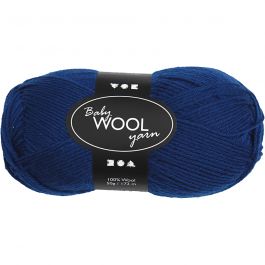 Baby Yarn, dark blue, L: 172 m, 50 g/ 1 ball [HOB-41334]