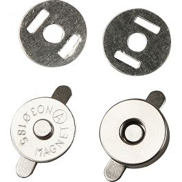 Magnetic Clasp, D 18 mm, 25 pc/ 1 pack [HOB-41388]