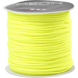 Polyester Cord, neon yellow, thickness 1 mm, 28 m/ 1 roll [HOB-41720]
