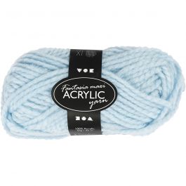 Fantasia Acrylic Yarn, light blue, L: 35 m, Maxi, 50 g/ 1 ball [HOB-421876]