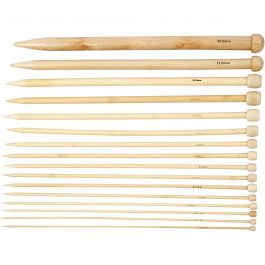 Knitting Needles, no. 2,5-20, L: 35 cm, 16 pair/ 1 pack [HOB-42267]