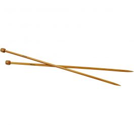 Knitting Needles, no. 6, L: 35 cm, 1 pair [HOB-42287]