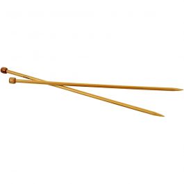 Knitting Needles, no. 7, L: 35 cm, 1 pair [HOB-42289]