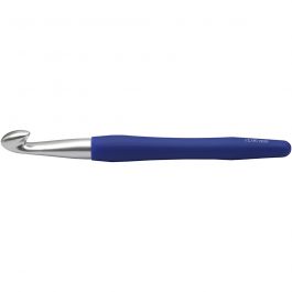 Crochet Hook, blue, no. 12, L: 16 cm, 1 pc [HOB-42389]