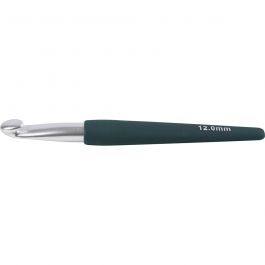 Crochet Hook, blue, no. 12, L: 16 cm, 1 pc [HOB-42389]