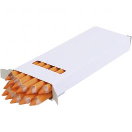 edu jumbo coloured pencils, orange, thickness 10 mm, lead 6,25 mm, 12 pc/ 1 pack [HOB-408024]