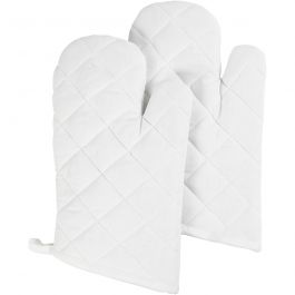 Grill Glove, white, size 18x28 cm, 145 g, 2 pc/ 1 pack [HOB-444621]