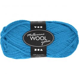Melbourne Yarn, light blue, L: 92 m, 50 g/ 1 ball [HOB-44799]