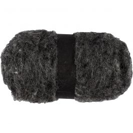 Carded Wool, natural grey, 100 g/ 1 bundle [HOB-451050]