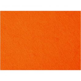 Craft Felt, orange, 42x60 cm, thickness 3 mm, 1 sheet [HOB-45228]