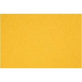 Craft Felt, yellow, 42x60 cm, thickness 3 mm, 1 sheet [HOB-45232]