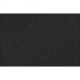 Craft Felt, black, 42x60 cm, thickness 3 mm, 1 sheet [HOB-45241]