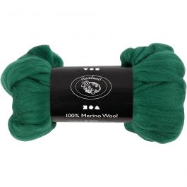 Wool, green, thickness 21 my, 100 g/ 1 pack [HOB-46030]