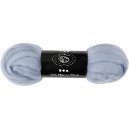 Wool, ice blue, thickness 21 my, 100 g/ 1 pack [HOB-46075]