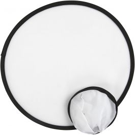 Frisbee, white, D 25 cm, 5 pc/ 1 pack [HOB-474311]