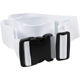 Luggage Strap, white, W: 5 cm, size 92-164 cm, 1 pc [HOB-474371]