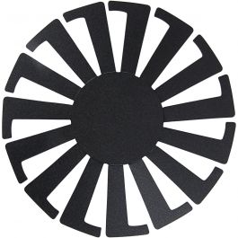 Basket Weaving Template, black, H: 8 cm, D 14 cm, 10 pc/ 1 pack [HOB-47451]