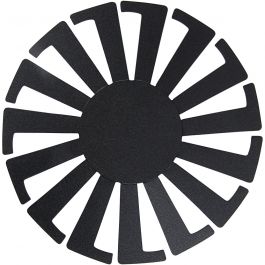 Basket Weaving Template, black, H: 6 cm, D 8 cm, 10 pc/ 1 pack [HOB-47453]