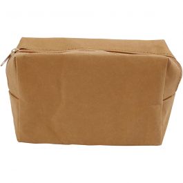 Purse, light brown, size 16,5x6,5x10 cm, 1 pc [HOB-498959]