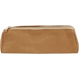 Pencil case, light brown, size 20x7x7 cm, 1 pc [HOB-498960]