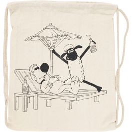 Drawstring bag, size 37x40 cm, 1 pc [HOB-499654]