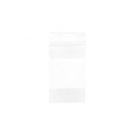 Grip Seal Bags with Write-on-Panel 7.5x12.5cm PE 100 micron (100 pieces) [4WE35]