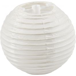 Paper Lamp, white, Round, D 7,5 cm, 10 pc/ 1 pack [HOB-50029]