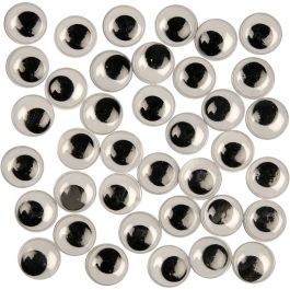 Wiggly eyes, D 12 mm, 1000 pc/ 1 pack [HOB-501121]