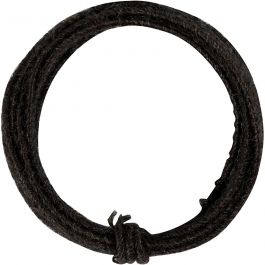 Jute wire, black, thickness 2-4 mm, 3 m/ 1 pack [HOB-503493]