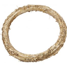 Straw Wreath, D 35 cm, thickness 3 cm, 1 pc [HOB-503820]