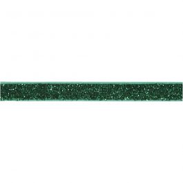Decorative Ribbon, green, W: 10 mm, 5 m/ 1 roll [HOB-50446]