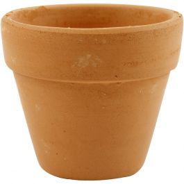 Flower Pots, H: 6,5 cm, D 7 cm, 24 pc/ 1 box [HOB-50652]