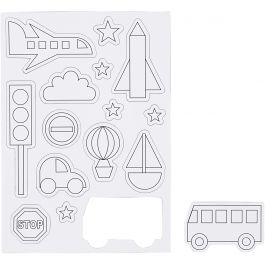 Magnets, Transportation, size 14,85x21 cm, 1 sheet [HOB-51235]