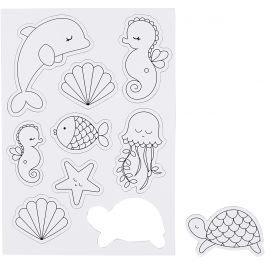 Magnets, Sea creatures, 14,85x21 , 1 sheet [HOB-51238]