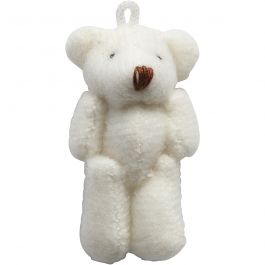 Mini Teddy, size 4x2,5 cm, 6 pc/ 1 pack [HOB-51256]