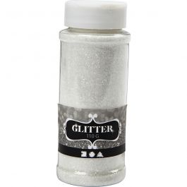 Glitter, white, 110 g/ 1 tub [HOB-51266]