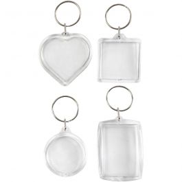 Key Rings, size 40-50 mm, 4 pc/ 1 pack [HOB-512730]
