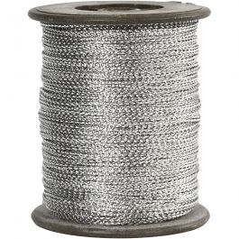 Thread, silver, thickness 0,5 mm, 100 m/ 1 roll [HOB-51531]