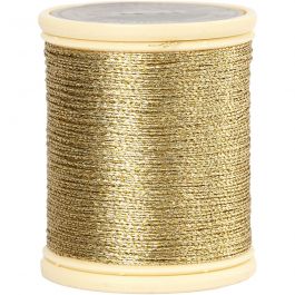 DMC Metallic Thread, gold, thickness 0,36 mm, 40 m/ 1 roll [HOB-51534]
