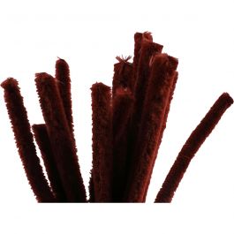 Pipe Cleaners, antique red,  30 cm,  15 mm, 15 pc/ 1 pack [HOB-51622]